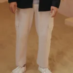 Ethereal Linen Cargo Pants - Beige