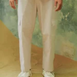 Ethereal Linen Cargo Pants - Light Grey