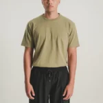 Regular Fit Premium Pocket Tee - Olive Green