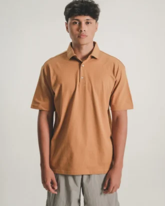 Regular Fit Premium Polo Shirt - Almond Brown
