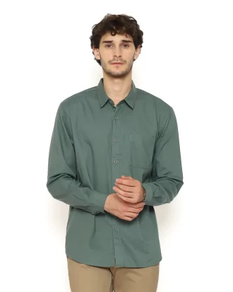 Svorn Oxford Shirt Forest Green