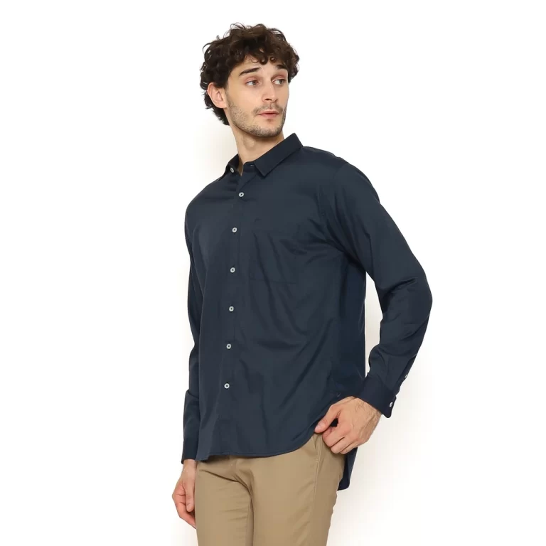 Svorn Oxford Shirt Navy Blue