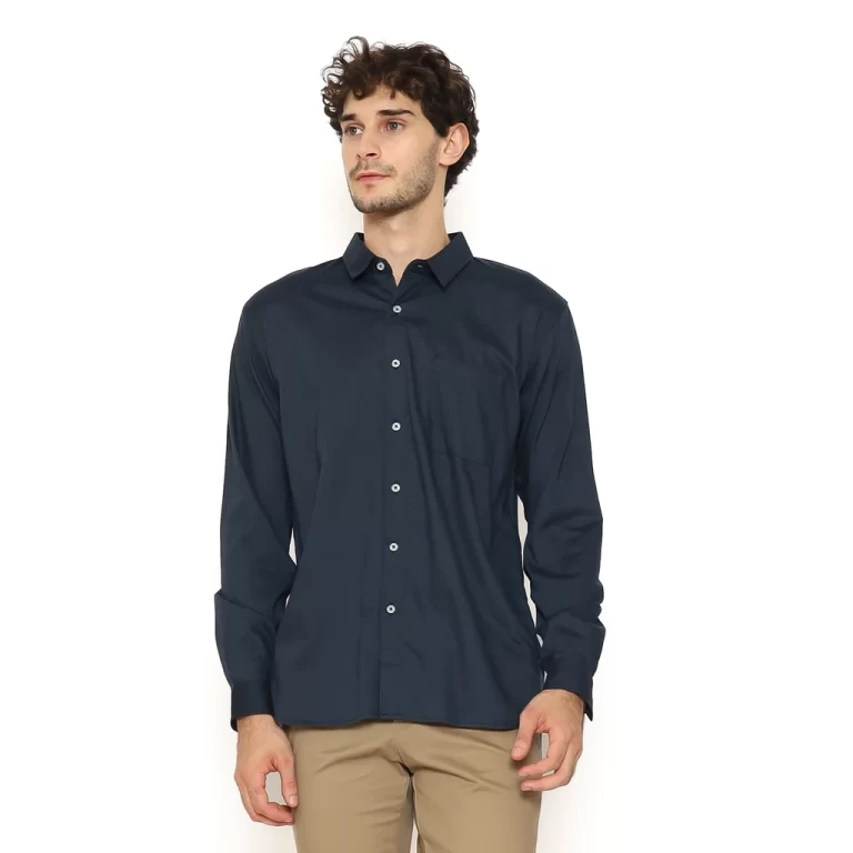 Svorn Oxford Shirt Navy Blue