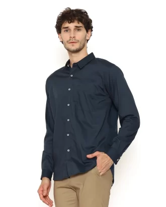 Svorn Oxford Shirt Navy Blue