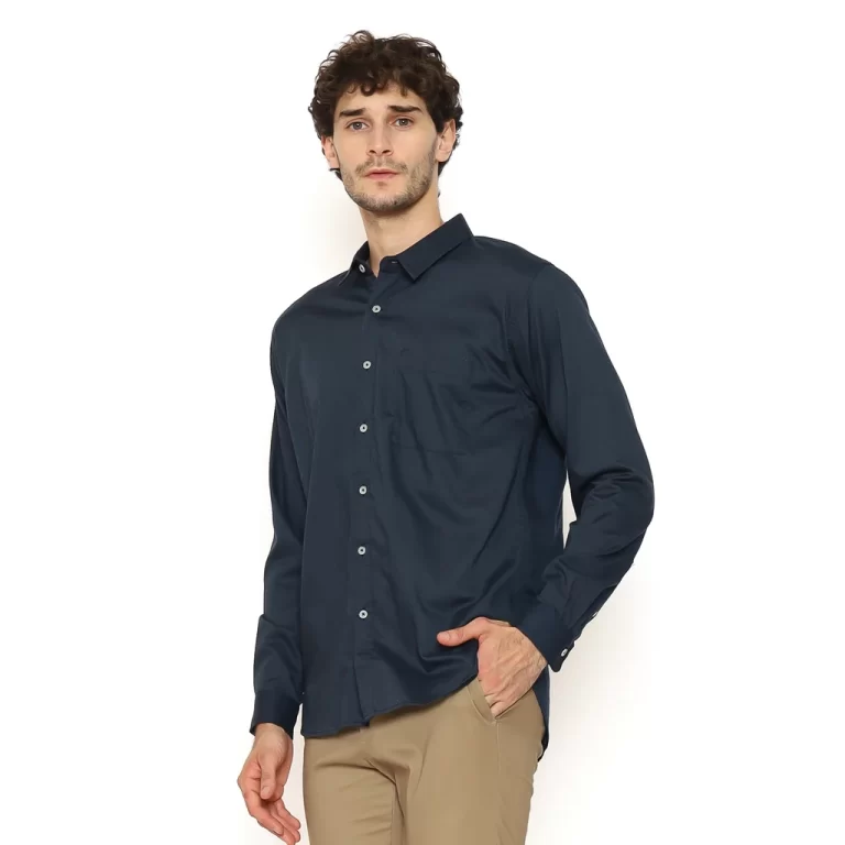 Svorn Oxford Shirt Navy Blue