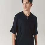 Larusso Lab - Serbia Polo Knit - Black