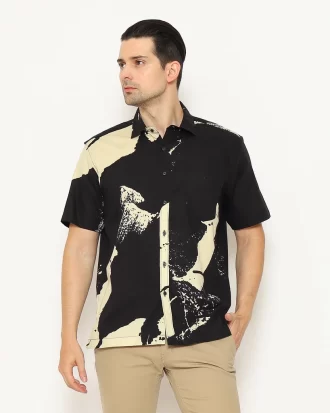 Larusso Geofrey Printed Shirt M005