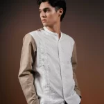 LARUSSO Khair Collecion - Exclusive Ethnic Textured Long Sleeve Changi - Khalid