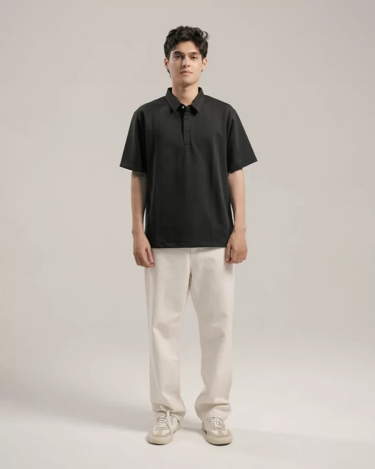 Larusso Lab - Cloud Polo Shirt - Black - AL15168M001