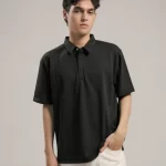 Larusso Lab - Cloud Polo Shirt - Black