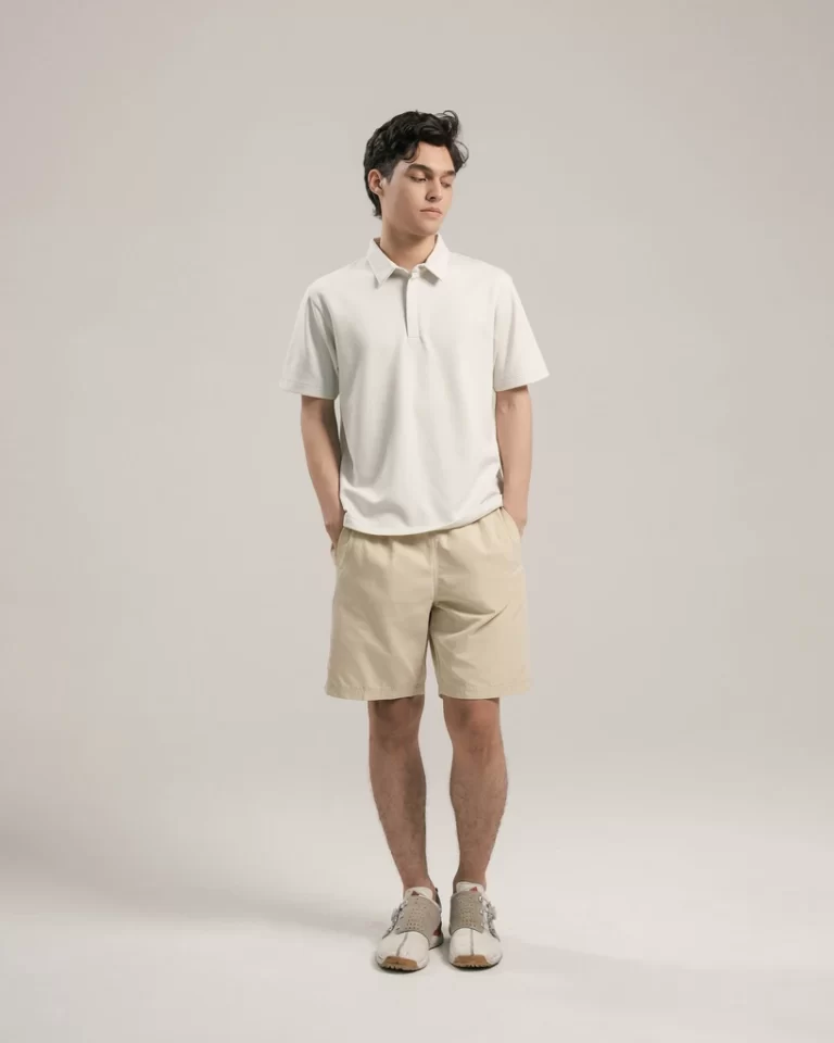 Larusso Lab - Cloud Polo Shirt - Light Grey - AL15168M005