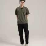 Larusso Lab - Cloud Polo Shirt - Forest Night