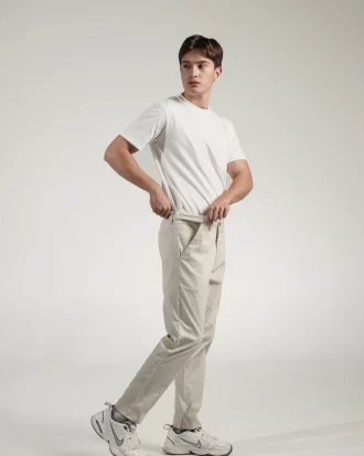 LARUSSO Lab - Magic Waist Pants - Ivory White