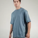 LARUSSO The Commuter - Gerald Boxy Tee Blue Stone