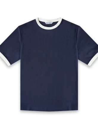 LARUSSO The Commuter - Marshall Rib Tee - Dark Navy