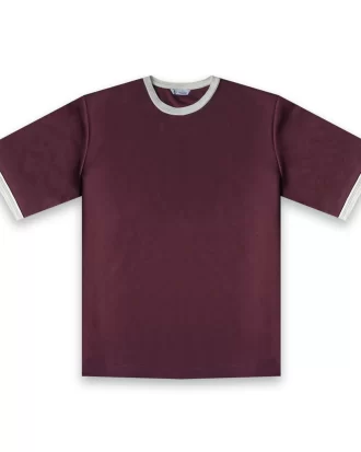 LARUSSO The Commuter - Marshall Rib Tee - Winetasting Red