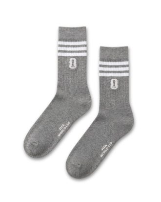 LARUSSO FIFA Collection - Kaos Kaki Bola Pria Midcrew Official Fifa World Cup 2026 - Grey