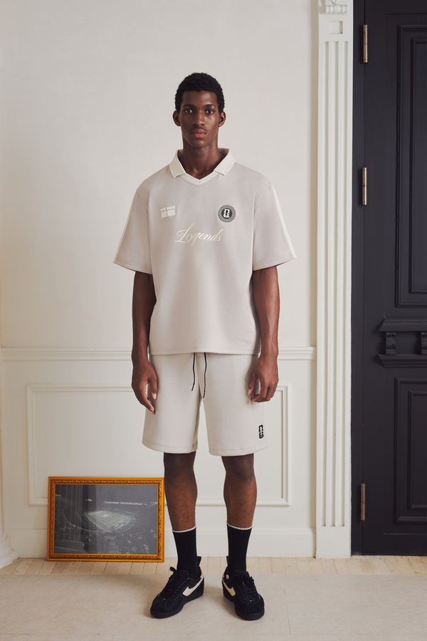 LARUSSO FIFA Collection - Celana Pendek Sweatpants Premium Official Fifa World Cup 2026 - Dove Grey - Image 4