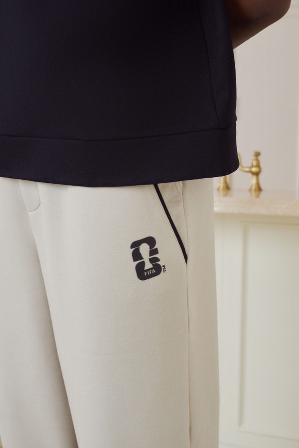LARUSSO FIFA Collection - Celana Panjang Sweatpants Lurus Premium Official Fifa World Cup 2026 - Dove Grey - Image 6
