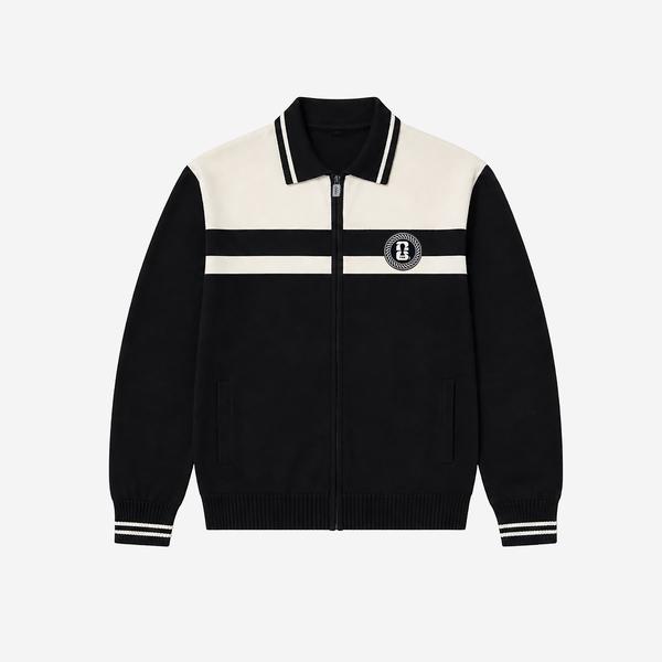LARUSSO FIFA Collection - Jaket Rajut Pria Premium Official Fifa World Cup 2026 - Black & Cream - Image 3