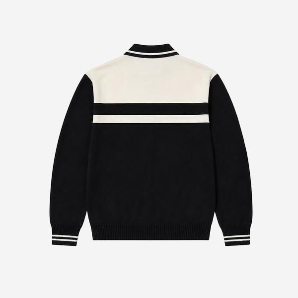 LARUSSO FIFA Collection - Jaket Rajut Pria Premium Official Fifa World Cup 2026 - Black & Cream - Image 4