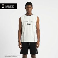 LARUSSO FIFA Collection - Tank Top Active Dry Fit Gym Bola Official Fifa World Cup 2026 - White
