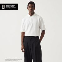 LARUSSO FIFA Collection - Polo Shirt Pria Boxy Premium Official Fifa World Cup 2026 - White