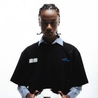 FACILITY FIFA Collection - Kaos Grafis The Netwave Boxy Premium Bola Offical World Cup 2026 - Jet Black