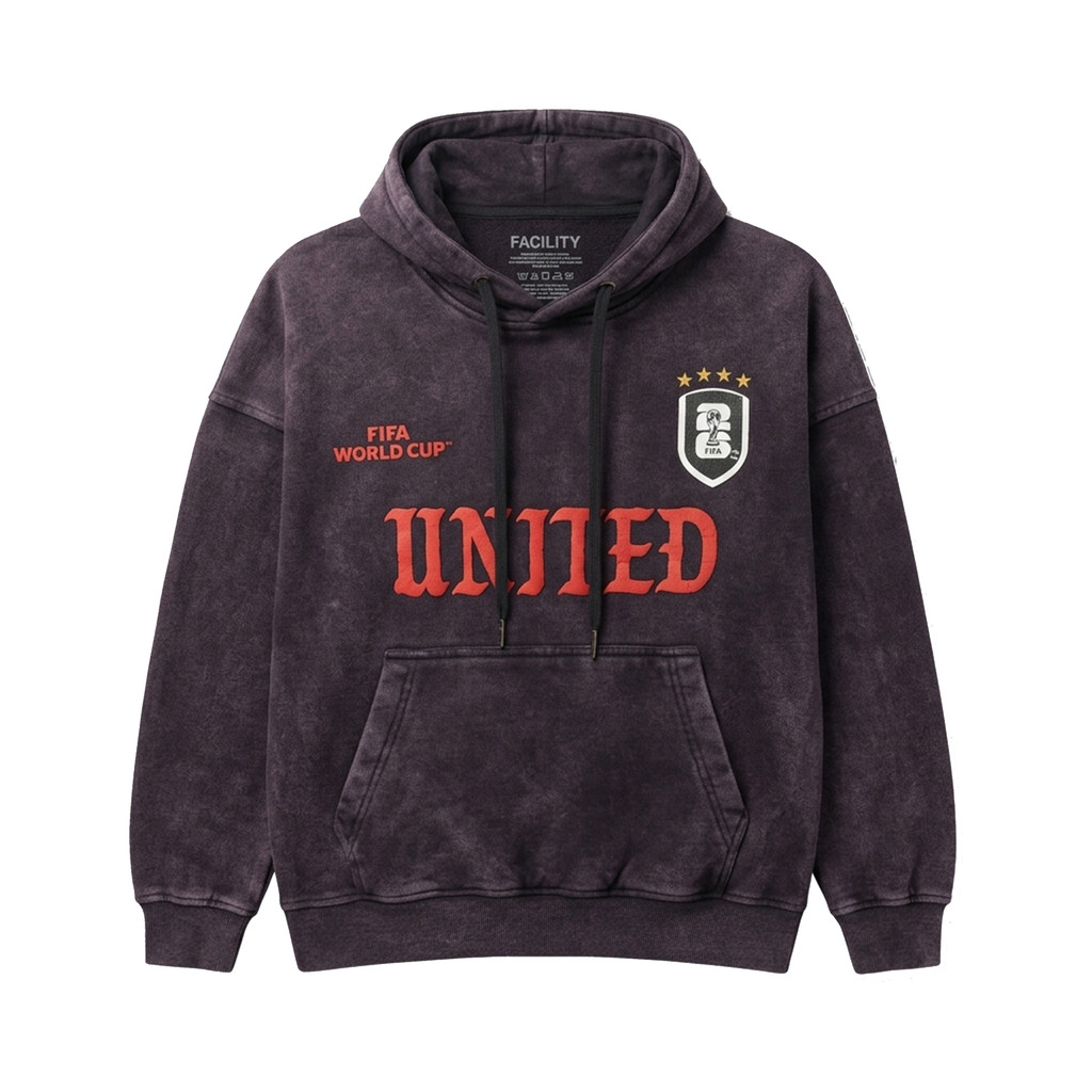 FACILITY FIFA Collection - Hoodie Pria The Studriot Acid Premium Official Fifa World Cup 2026 - Black - Image 2