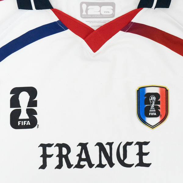 FACILITY FIFA Collection - Baju Jersey France Dry Fit Gym Bola Official Fifa World Cup 2026 - Blue, White, Black - Image 4
