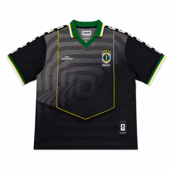 FACILITY FIFA Collection - Baju Jersey Brazil Dry Fit Gym Bola Official Fifa World Cup 2026 - Blue, White, Black - Image 2