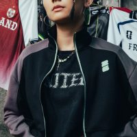 FACILITY FIFA Collection - Woman Colorblock Highneck Kresta Jacket Fifa World Cup 2026 - Jet Black