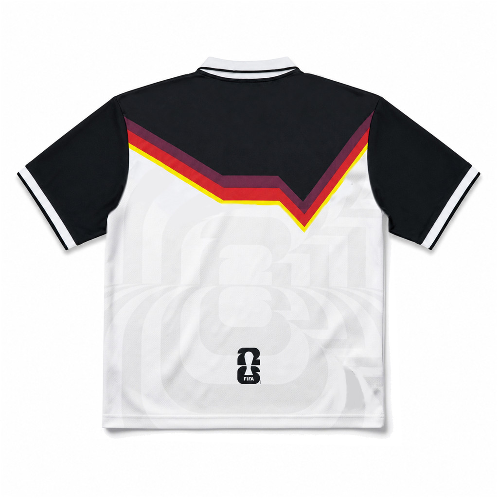FACILITY FIFA Collection - Baju Jersey Germany Dry Fit Gym Bola Official Fifa World Cup 2026 - Blue, White, Black - Image 3